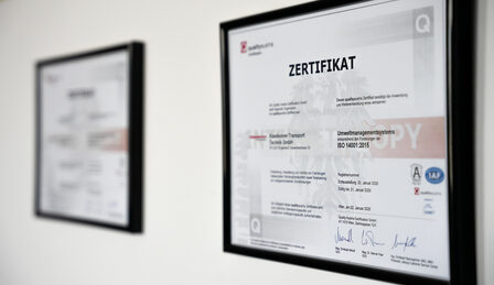 Zertifizierungen sind Ausdruck unseres Anspruchs