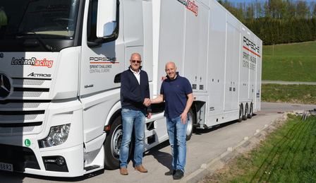 Regional motorsport company drives with Kässbohrer